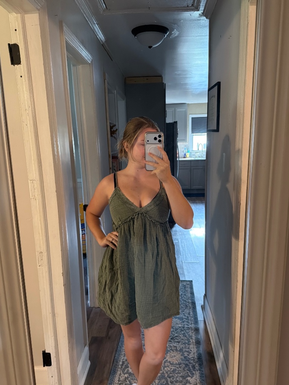 Green Japna mini dress